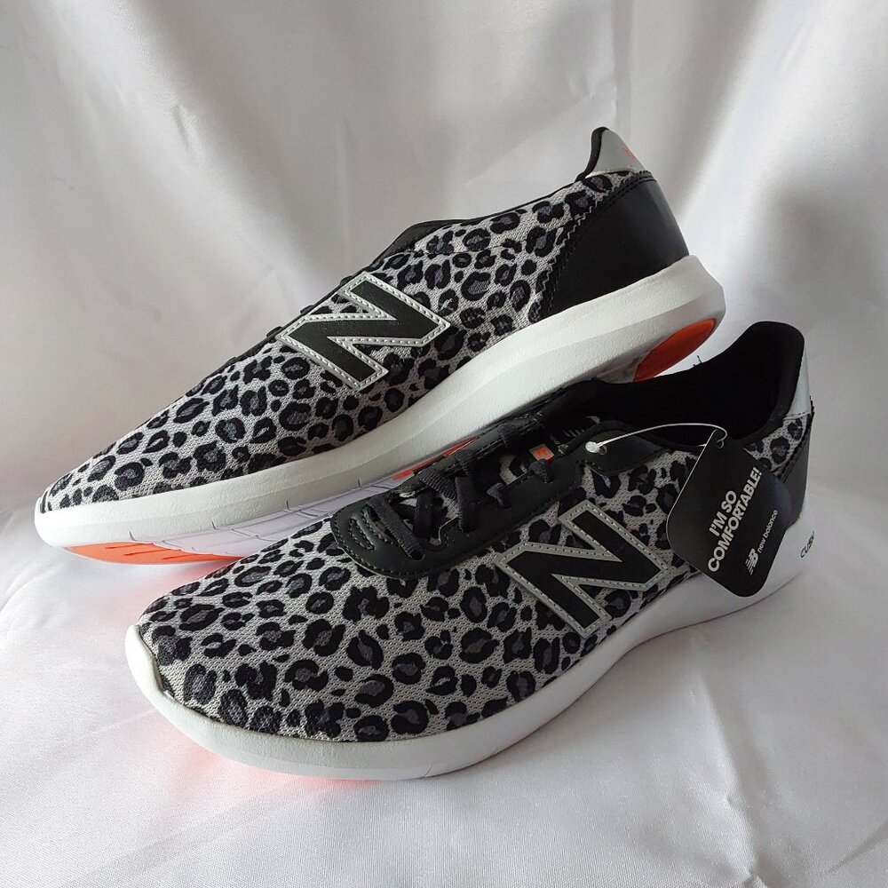 NEW BALANCE Chic❣️Fun & Stylish Leopard Print Comfy Walking/Trainer Sneakers